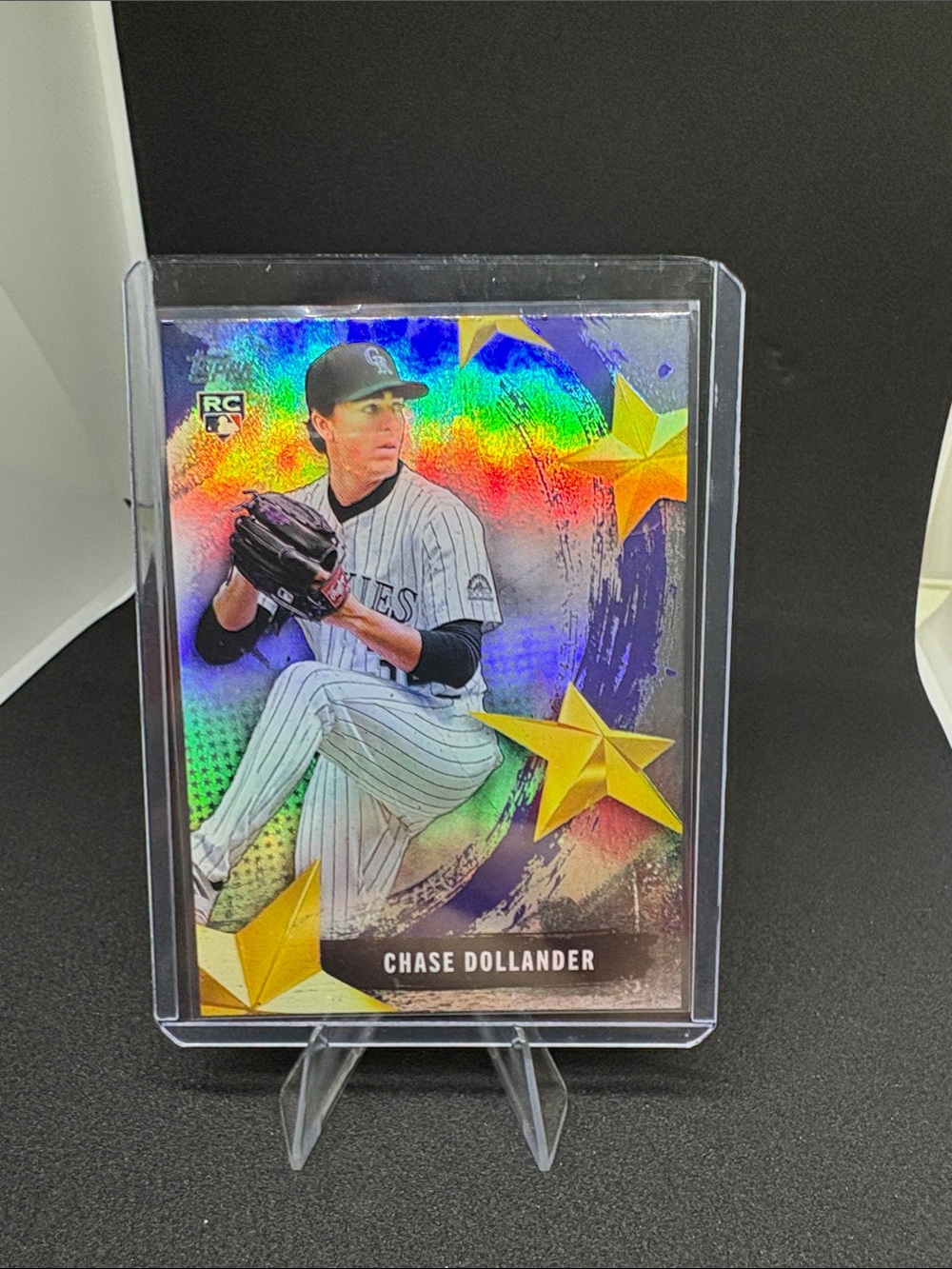 Topps Chase Dollander Holographic Stars of MLB Baseball Card